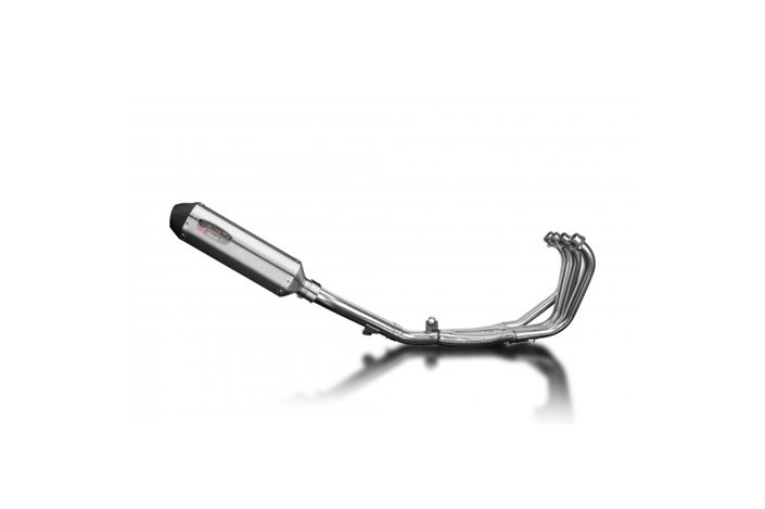 Komplette Auspuffanlage für Honda Cbr600F 1991-1998 4-1 343 mm X-Oval Stainless Silencer Can