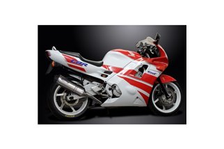 Komplette Auspuffanlage für Honda Cbr600F 1991-1998 4-1 343 mm X-Oval Stainless Silencer Can