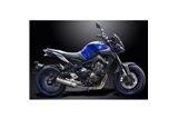 Sistema di scarico completo per Yamaha Mt09 Mt-09 2013-2020 3-1 343Mm X-Oval Silenziatore inossidabile