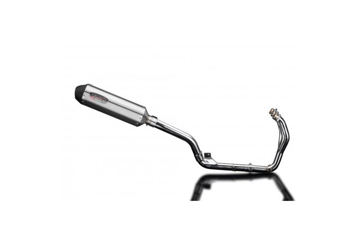 Komplette Auspuffanlage für Triumph Tiger 800 2010-2019 3-1 343 mm X-Oval Stainless Silencer Can