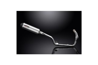 Komplette Auspuffanlage für Triumph Tiger 800 2010-2019 3-1 343 mm X-Oval Stainless Silencer Can