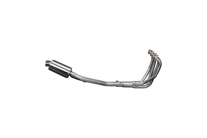 Complete exhaust system oval stainless steel silencers 225mm yamaha xj600 diversion 1992 2004