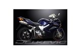 Système d'échappement complet pour Honda Vfr800 Vtec 2002-13 Silencieux ovales en acier inoxydable 225 mm