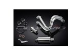 Système d'échappement complet pour Kawasaki Kle650 Versys 15-21, silencieux ovale en acier inoxydable de 225mm