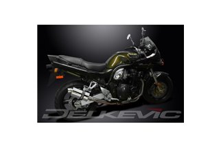 Komplette Abgasanlage für Suzuki Gsf1200 Bandit 95–07, ovaler Edelstahl-Schalldämpfer, 225 mm