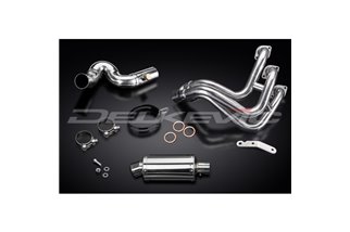 Sistema di scarico completo per Yamaha Tracer 900 2015-20 Silenziatore Ovale Inox 225mm