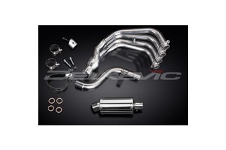 Ligne d'échappement complète pour Yamaha Xj6 Diversion 09-18 Silencieux Ovale Inox 225mm