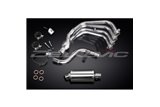 Ligne d'échappement complète pour Yamaha Xj6 Diversion 09-18 Silencieux Ovale Inox 225mm