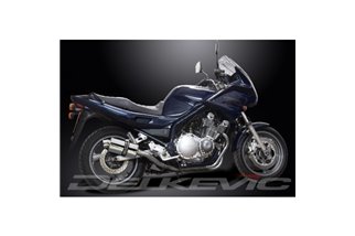 Système d'échappement complet pour Yamaha Xj900 Diversion 1994-03, silencieux ovales en acier de 225mm