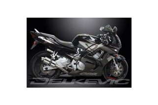 Komplette Auspuffanlage für Honda Cbr600 Fv Fw F3 VW 1997–98 4–1 225 mm ovaler Edelstahl-Schalldämpfer