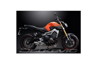 Komplette Auspuffanlage für Yamaha Mt09 Mt-09 2013–2020 3–1 225 mm ovaler Edelstahl-Schalldämpfer