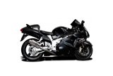 Sistema di scarico completo silenziatori ovali in acciaio inox 225mm yamaha fjr1300 2006 2020