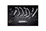 Sistema di scarico completo per Kawasaki Z900 17-19 Silenziatore ovale inossidabile da 225 mm