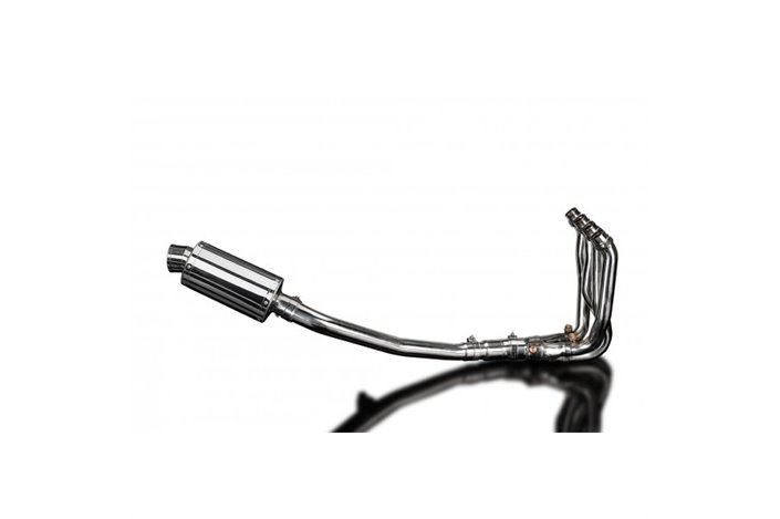 Full Exhaust System for Kawasaki Zzr1400 08-11 4-1 225mm Stainless Oval