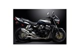 Full Exhaust System for Kawasaki Zrx1100 Zrx1200 97-07 4-1 225mm Stainless Oval Muffler