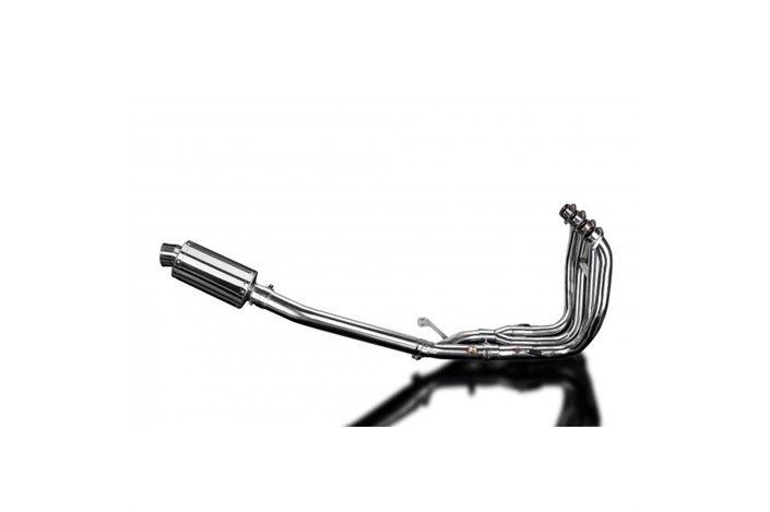 Full Exhaust System for Suzuki Gsx1300R Hayabusa 08-20 4-1 225mm Steel Oval Muffler