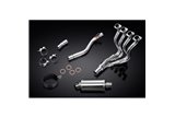 Komplette Abgasanlage für Suzuki Gsxr1000 2012–2016, 225 mm ovaler Edelstahl-Schalldämpfer