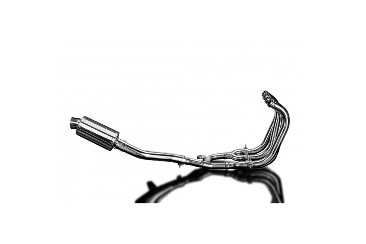 Sistema di scarico completo per Suzuki Gsx1400 2006-2007 4-1 225mm Ovale Stainless Silenziatore Can