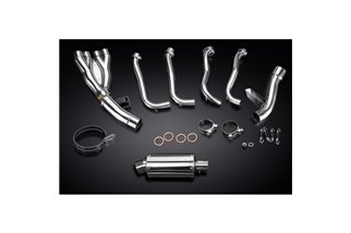 Système d'échappement complet pour Yamaha Fz1 Fazer Fz1S 06-15, silencieux ovale en acier, 4-1, 225mm