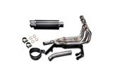 Full exhaust system carbon fiber silencers 350mm bsau honda gl1100 goldwing 1980 1983