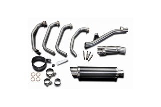 Complete exhaust system 350 mm round carbon silencers honda ST 1100 Pan European