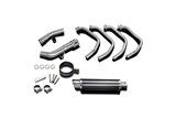 Complete exhaust system 350mm carbon round bsau silencer yamaha tdm850 1991 2001