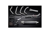 Complete exhaust system for Honda Cbr1100Xx Blackbird 4-1 350mm Carbon Tondo Bsau