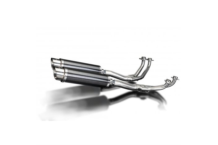 Full Exhaust System for Honda Gl1100 Goldwing 80-83 4-2 350mm Carbon Bsau Road Mufflers