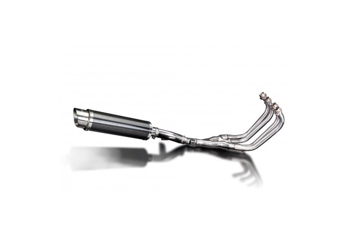 Complete Exhaust System for Yamaha Xj600 Diversion 92-04 Full 4-1 350mm Carbon Round Bsau Muffler