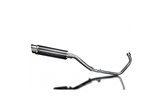 Complete exhaust system 350mm round carbon silencer honda cb500 sport 1994 2003