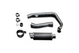 Sistema di scarico completo silenziatore rotondo in carbonio da 350 mm honda cb500 sport 1994 2003