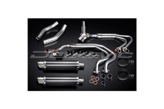 Komplette Abgasanlage für Honda St1300 Pan European Abs 350mm Carbon Tondo Bsau