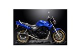 Système d'échappement complet pour Honda CB500 Sport 1994-2003, silencieux rond en carbone de 350mm