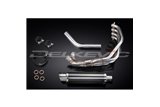 Sistema di scarico completo per Honda Cbr900Rr Fireblade 1992-99 Silenziatore tondo in carbonio da 350 mm