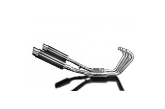 Full Exhaust System for Xjr1300 2004-2006 / Dl10 Round 350mm (14 Inch) Carbon Fiber Muffler 4-2