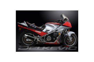 Sistema di scarico completo per Yamaha Fj1100 1984-1985 350mm Carbon Tondo Silenziatori