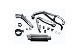 350mm round carbon silencer full exhaust system yamaha xj6 2009 2018