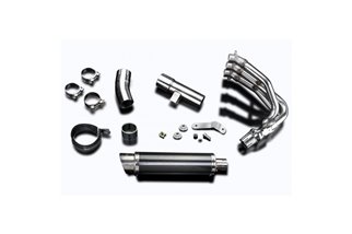 Complete exhaust system 350mm carbon round bsau honda vfr800 f 2014 2019