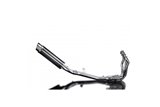 Complete exhaust system for Kawasaki Z900 17-19 Silencer 350mm Carbon Round Bsau