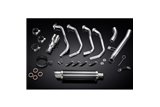 Complete exhaust system for Kawasaki Z900 17-19 Silencer 350mm Carbon Round Bsau