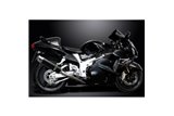 Système d'échappement complet pour Suzuki Gsx1300R Hayabusa 99-07 Decat 4-2 350 mm carbone rond Bsau