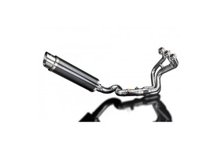 Full Exhaust System for Yamaha Tracer 900 2015-20 Round Carbon Muffler 350mm