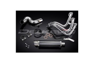 Full Exhaust System for Yamaha Tracer 900 2015-20 Round Carbon Muffler 350mm