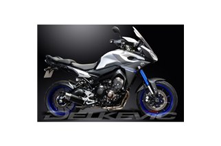 Full Exhaust System for Yamaha Tracer 900 2015-20 Round Carbon Muffler 350mm