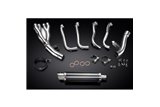 Complete exhaust system for Yamaha Fz1 Fazer Fz1S 06-15 Full Muffler 4-1 350mm Carbon Round Bsau