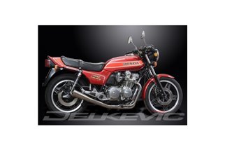 Sistema di scarico completo honda cb550k 1977-78 megafono classico in acciaio inox honda cb550k 1977 1978