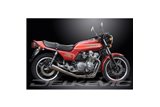 Sistema di scarico completo honda cb550k 1977-78 megafono classico in acciaio inox honda cb550k 1977 1978