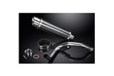 Sistema di scarico completo per Bmw G310R G310Gs 2017-20 Silenziatore Decat 350mm Carbon Tondo Bsau