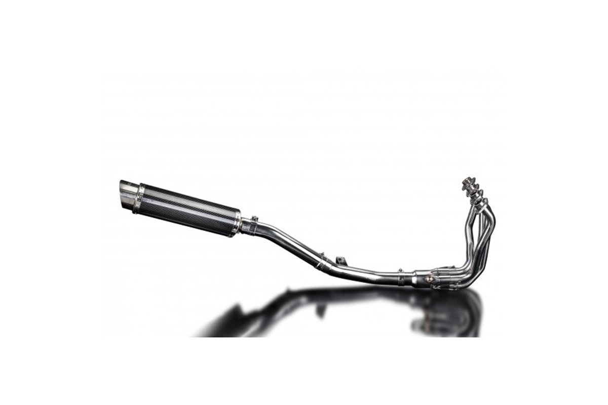 Complete exhaust system for Kawasaki Versys 1000 10-14 Full 4-1 Silencer 350mm Carbon Round Bsau