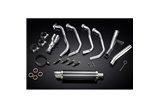 Complete exhaust system for Kawasaki Versys 1000 10-14 Full 4-1 Silencer 350mm Carbon Round Bsau